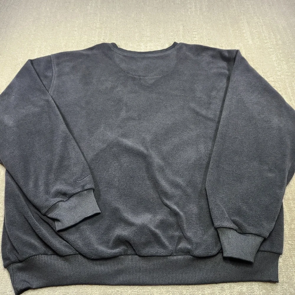 Vintage Nike Golf Sweater Men XL V Neck Spring House Golf Club Black Fleece